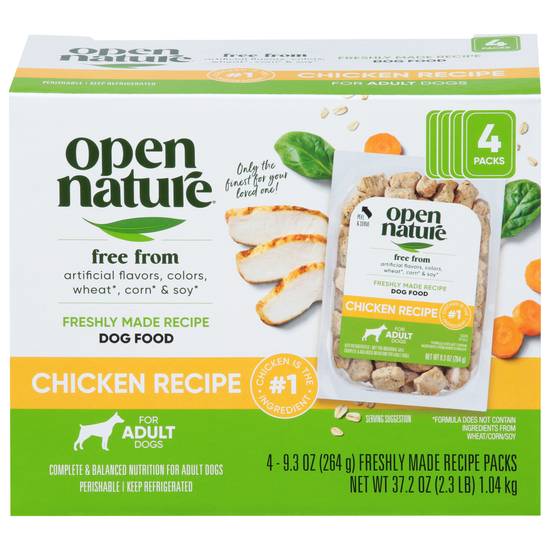 Open Nature Food For Adult Dogs (chicken) (4 ct)