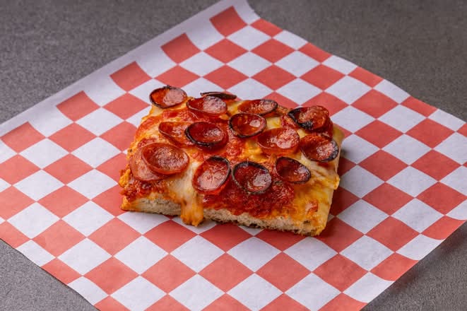 Sicilian Pepperoni Square Slice