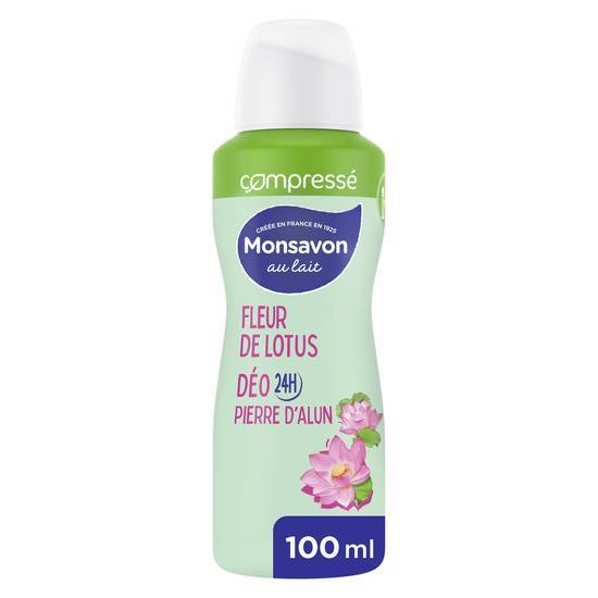 Monsavon - Déodorant spray compressé fleur de lotus 24h (female)
