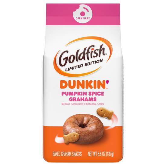 Goldfish Dunkin' Pumpkin Spice Graham Snacks