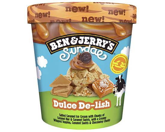 Ben & Jerry's Dulce De-Lish Sundae Ice Cream 427ml