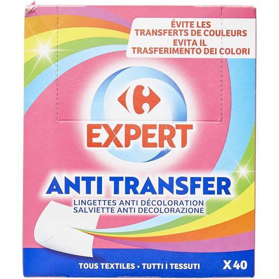 Carrefour Expert - Anti transfer lingettes anti décoloration
