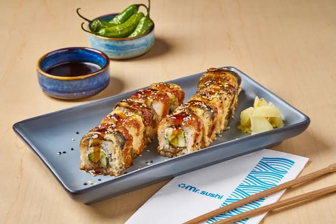 Sushi Unagui Maki - Anguila Glaseada Clásica