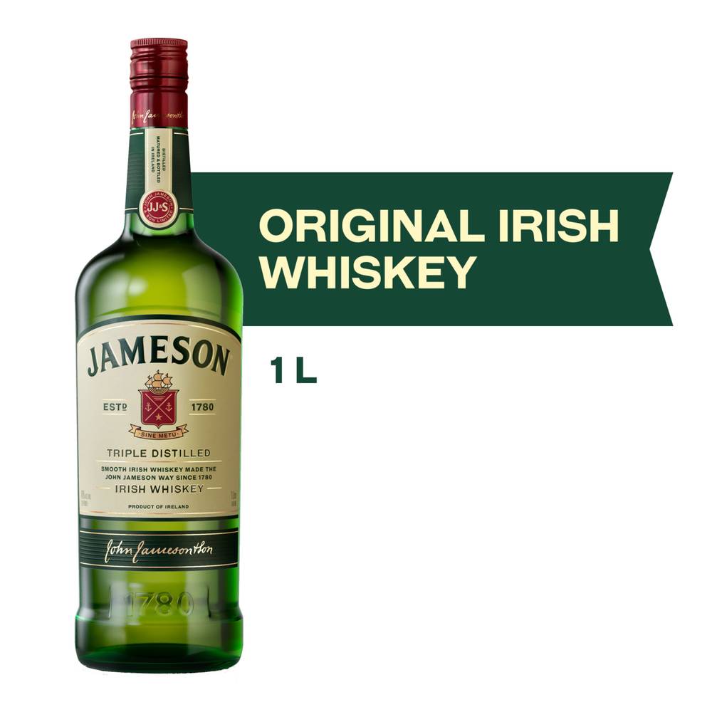 Jameson Triple Distilled Irish Whiskey (1 L)