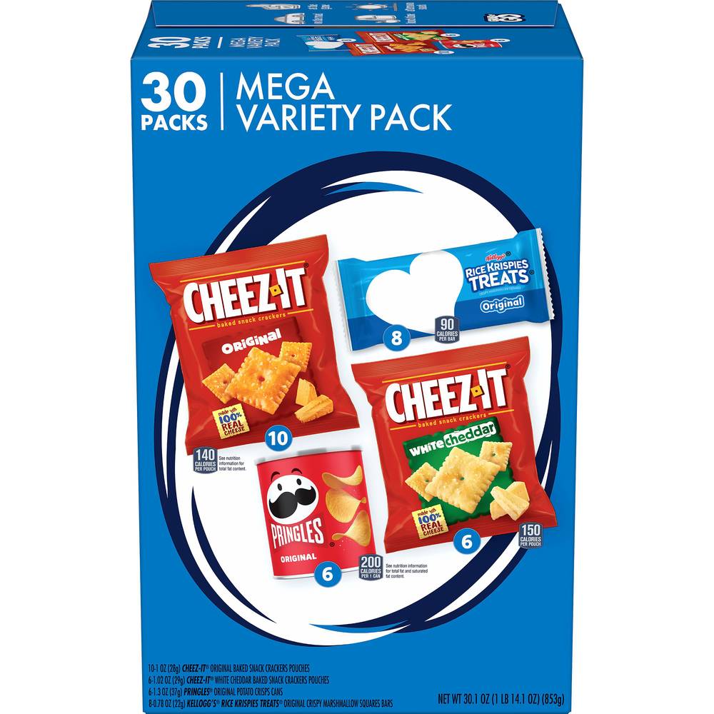 Kellogg's Mega Variety pack Snacks (1.88 lbs)