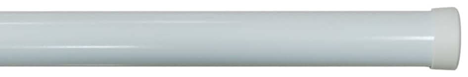 Project Source White Metal Closet Rod 72.24-in x 1.25-in