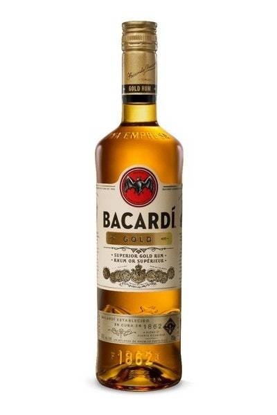Bacardí Gold Rum Bottle (750 ml)
