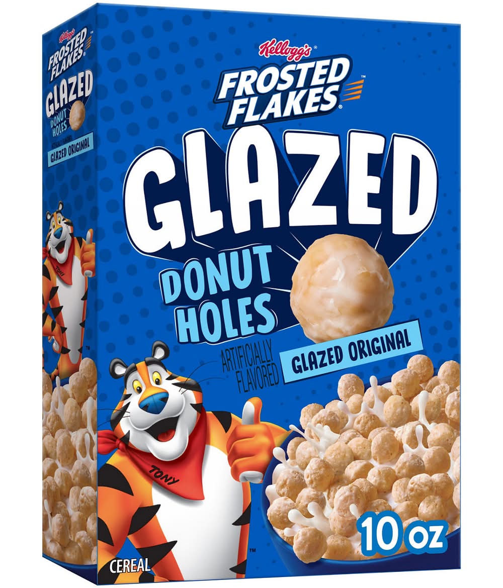 Frosted Flakes Donut Holes Cereal, Glazed Original (10 oz)