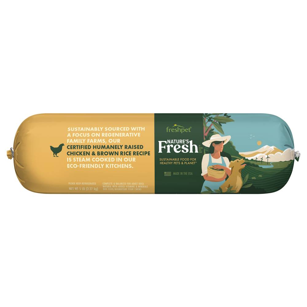 Freshpet Nature's Fresh Chicken & Brown Rice Recipe Dog Food