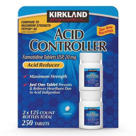 Kirkland Signature Acid Controller Tablets 20 mg (250 ct)