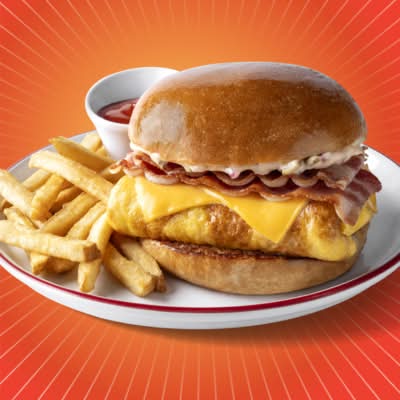 Brioche de Huevo con Tocino y Queso