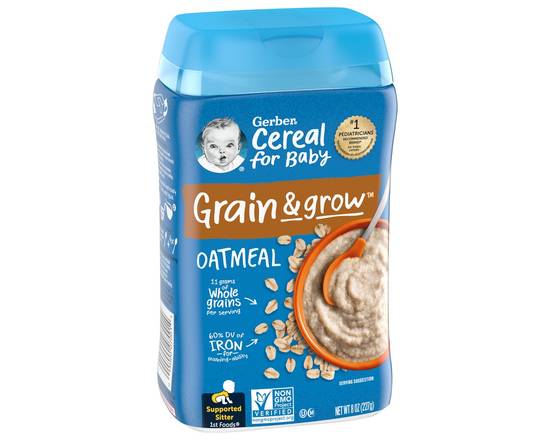 Gerber · 1st Foods Supported Sitter Oatmeal Cereal (8 oz)