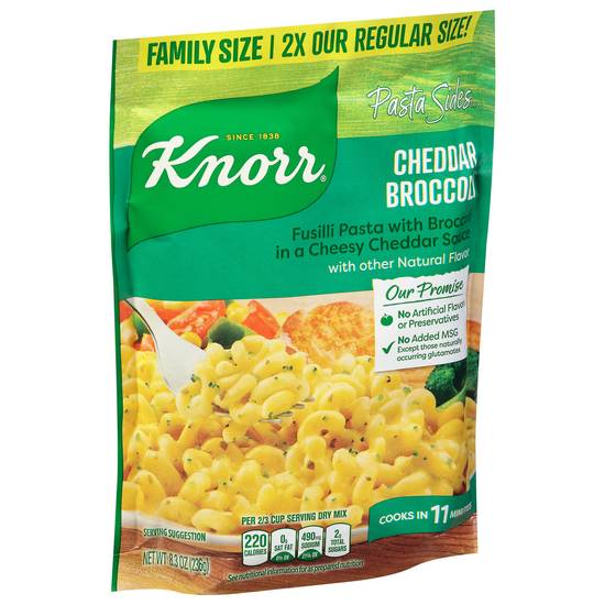 Knorr Cheddar Broccoli Pasta Sides Family Size (2x)