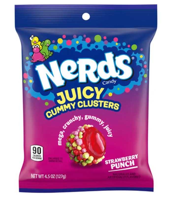 Nerds Juicy Gummy Clusters Strawberry Punch Candy