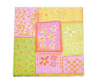 Floral Patch Paper Napkins, 24-Count