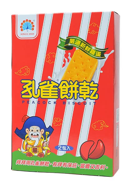 孔雀餅乾小禮盒 | 75 g*2 入 #32993116