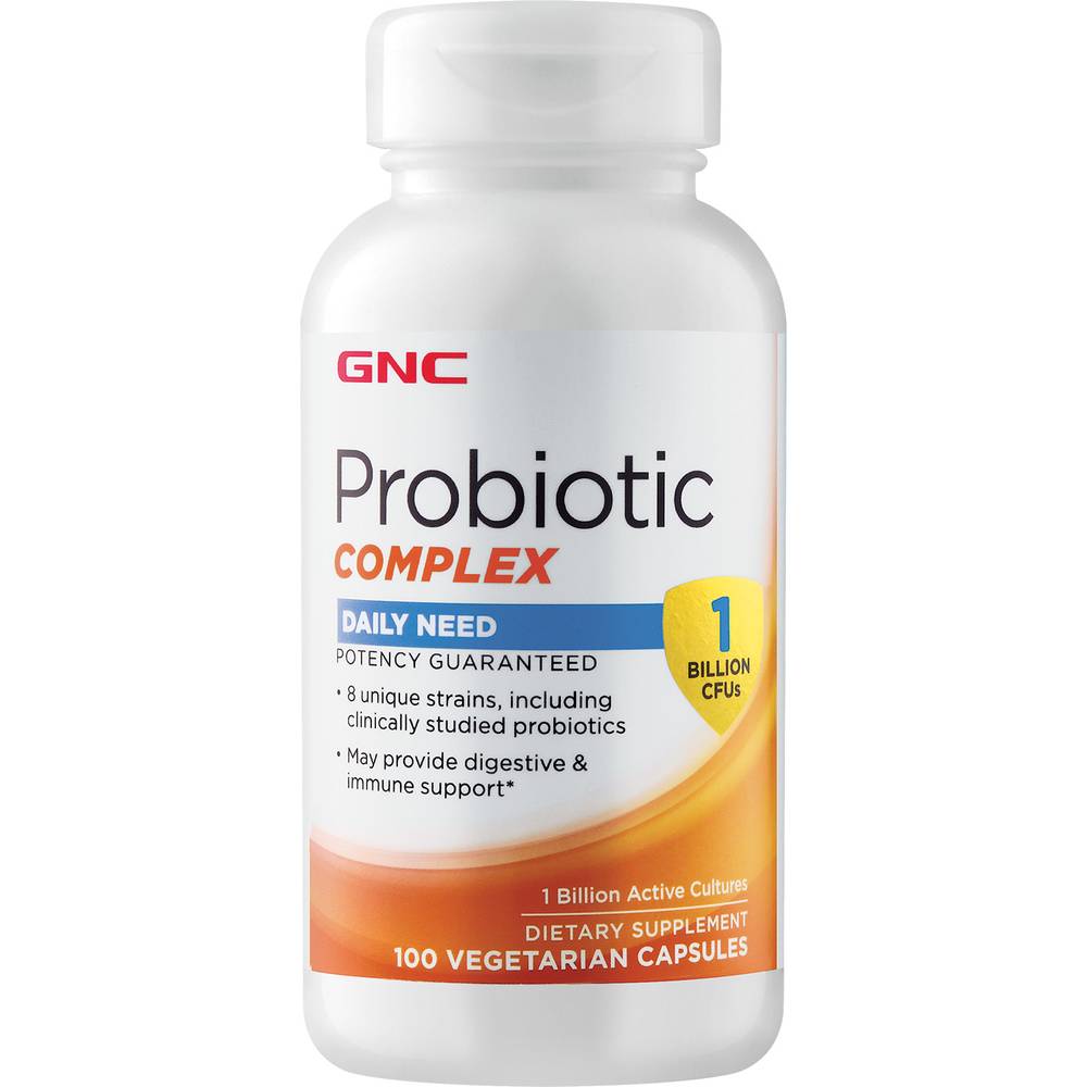 GNC Multi-Strain Probiotic Complex Capsules (100 ct)