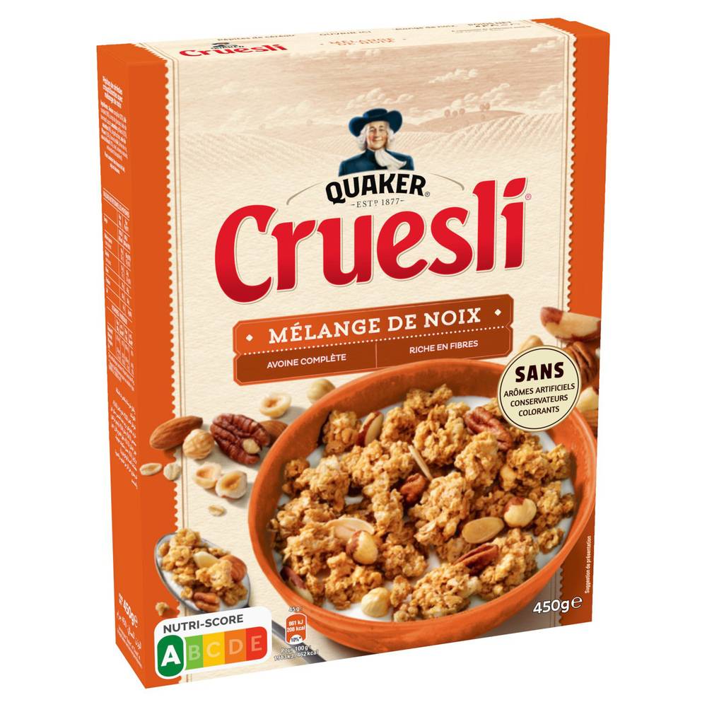 Quaker - Cruesli mélange de noix