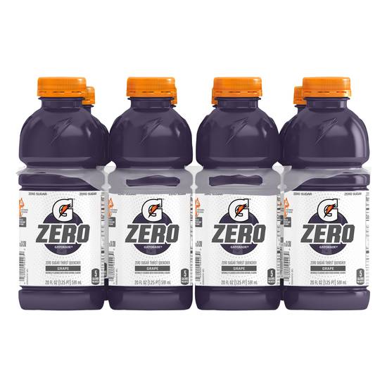 Gatorade Zero Grape Thirst Quencher (8 ct, 20 fl oz)
