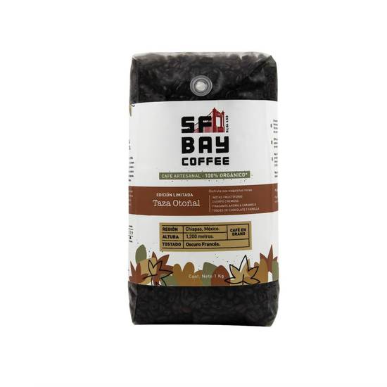 Sf bay coffee café taza otoñal 100% orgánico (bolsa 1 kg)