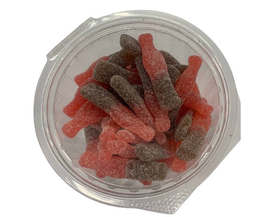 Sour Raspberry Cola Bottles