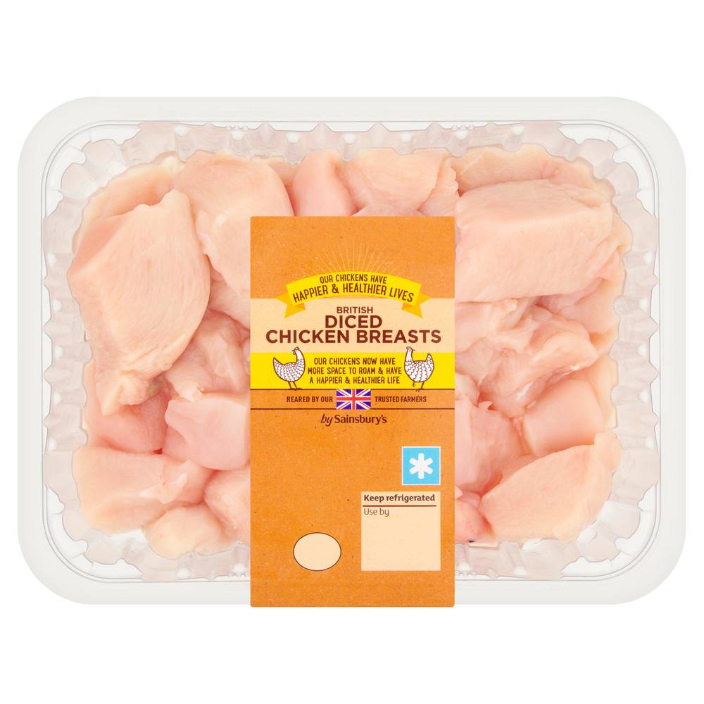 Sainsbury's Diced Breast 640g