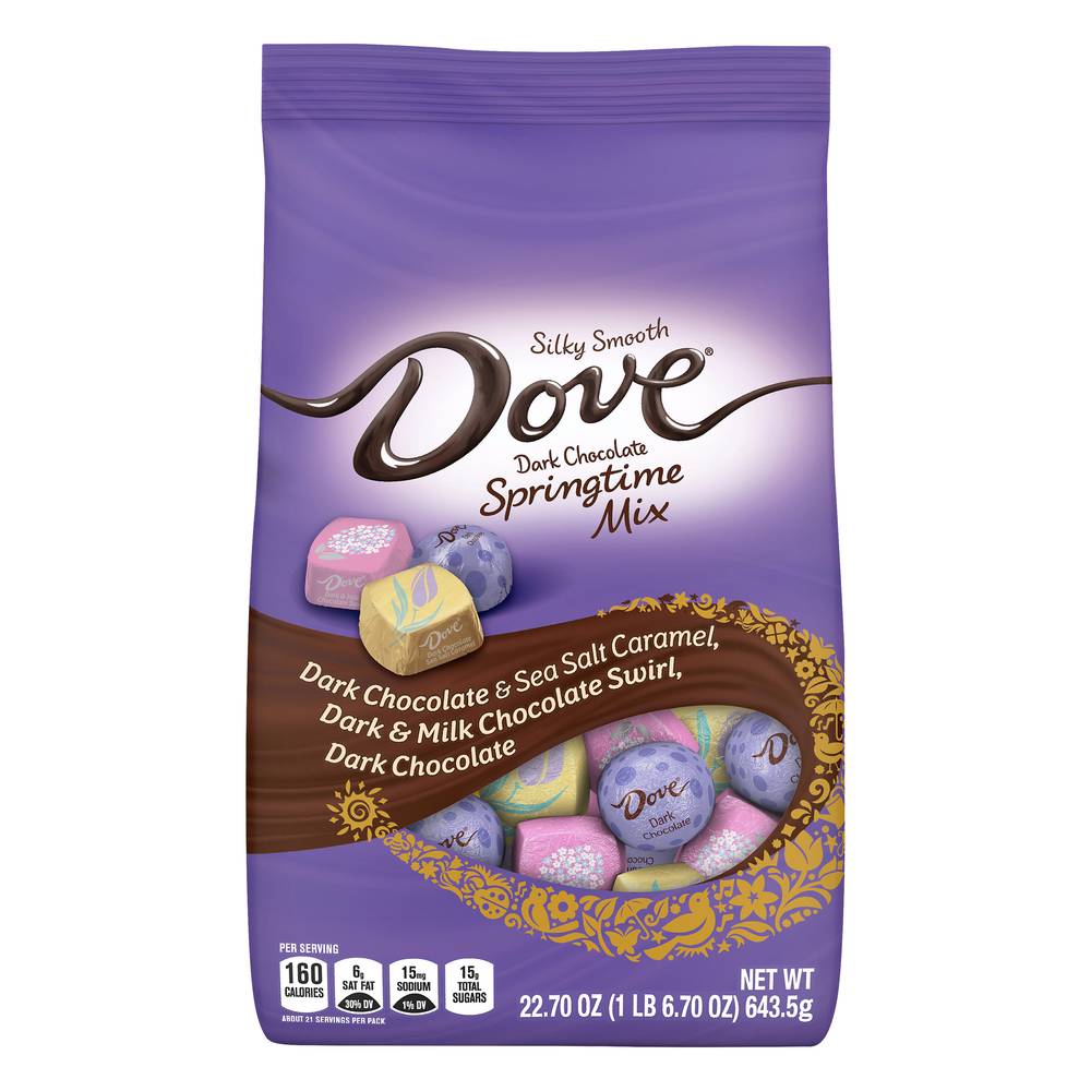 Dove Chocolate Easter Variety pack Dark Chocolate Candy (1.42 lbs)