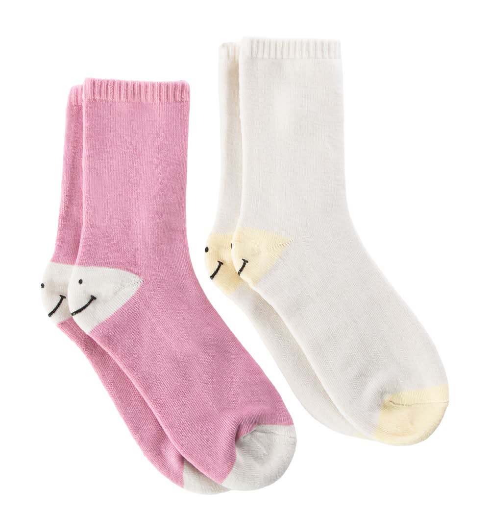 Cozy Crew Socks 2-Pairs Smile