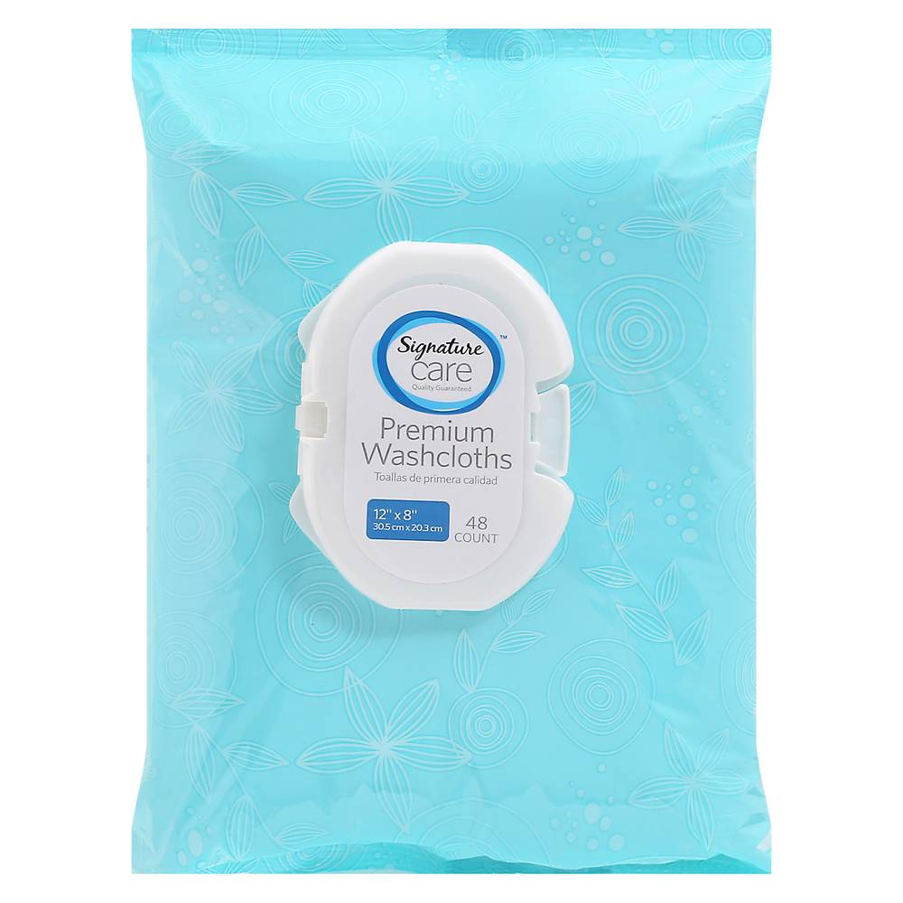 Signature Care Premium Washcloths (48 ct)