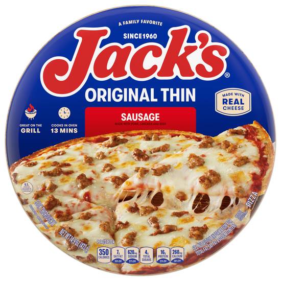 Jack's Original Thin Sausage Pizza (14.9 oz)