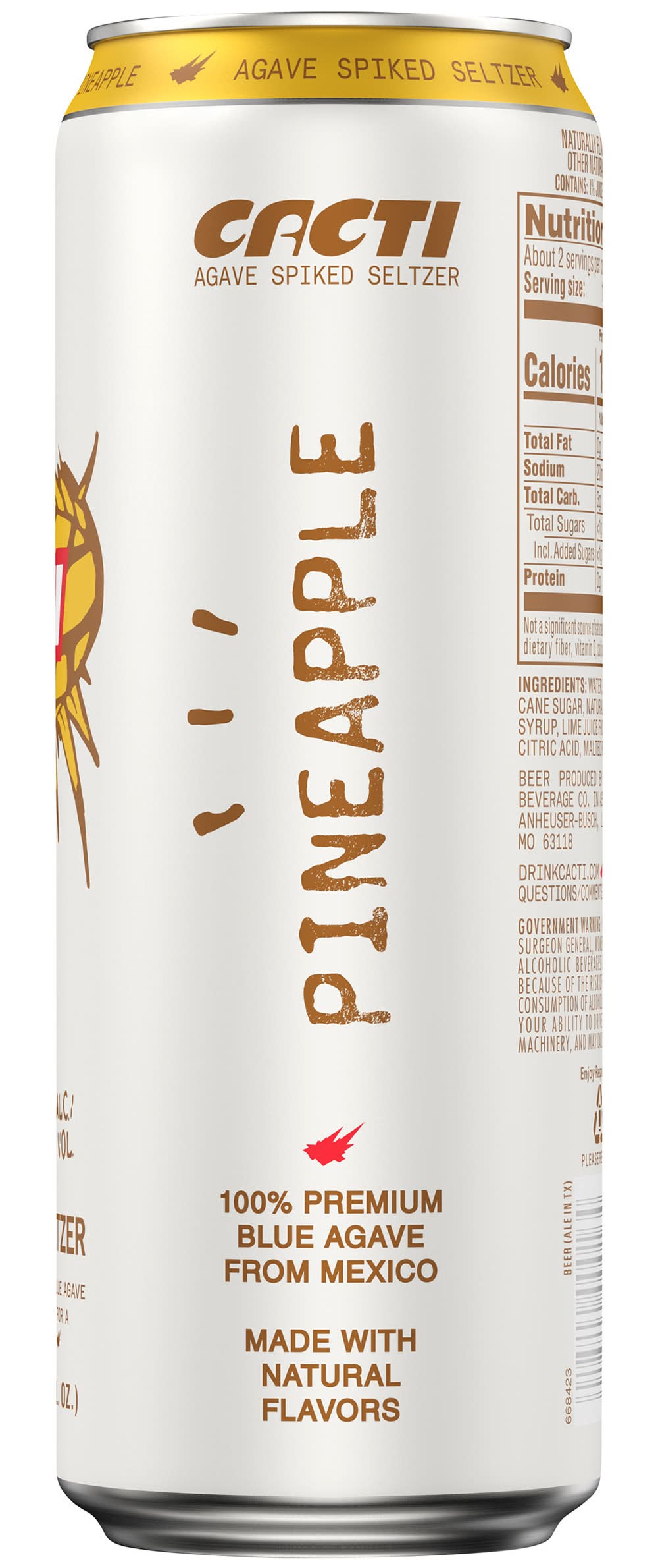 CACTI™ AGAVE SPIKED SELTZER 9 CAN PACK Travis Scott Cacti Agave