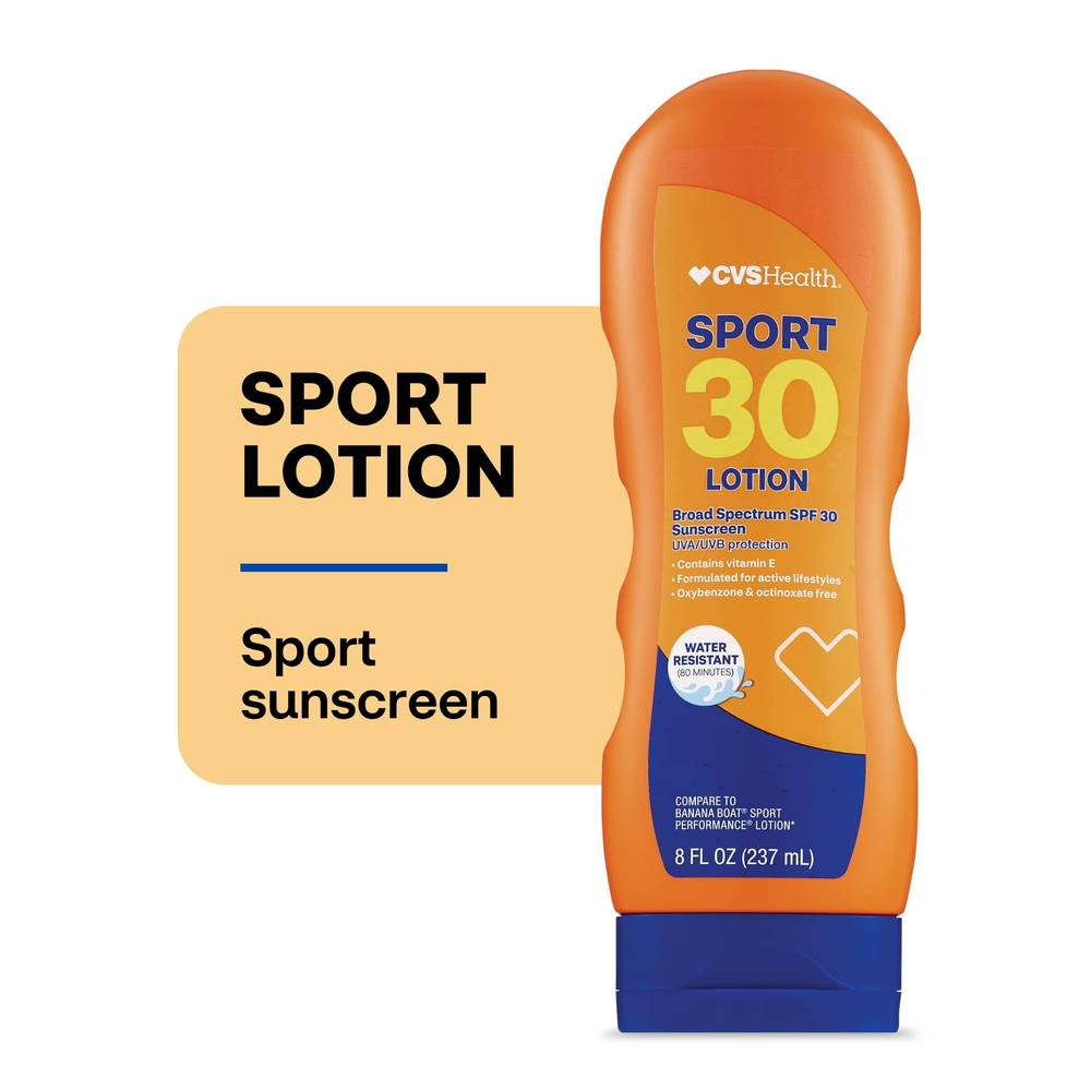 CVS Sunscreen Sport Sun Lotion Non-Greasy SPF 30