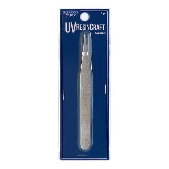 Blue Moon Studio Uv Resin Craft Tweezers, Silver