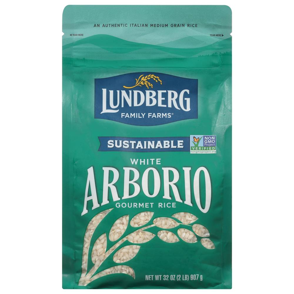 Lundberg Family Farms White Arborio Gourmet Rice Sustainable Bag (32 oz)