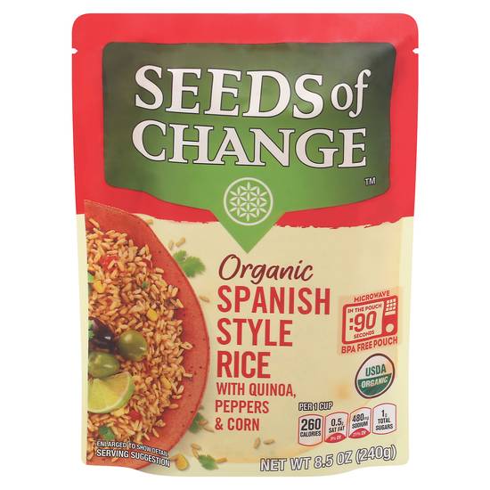 Seeds Of Change Organic Spanish Style Rice With Quinoa Peppers & Corn