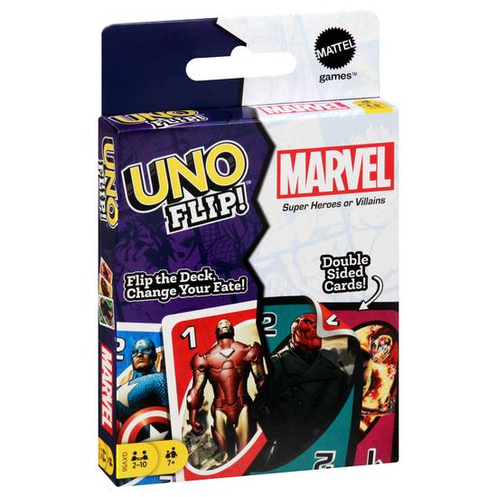 Uno Marvel 7+ Flip Card Game
