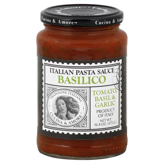 Cucina & Amore Basilico Italian Pasta Sauce