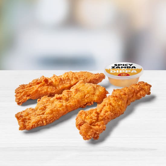 3 Chicken Fingers + Dippa