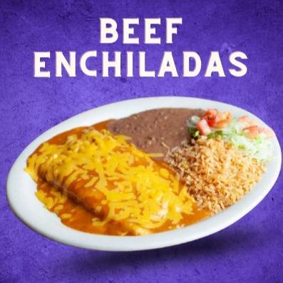 Beef Enchilada Plate