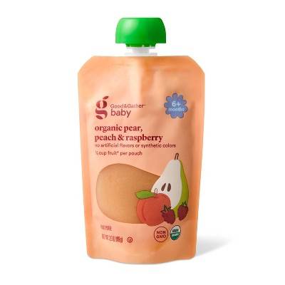 Good & Gather Organic Pear, Peach & Raspberry Baby Snacks (3.5 oz)