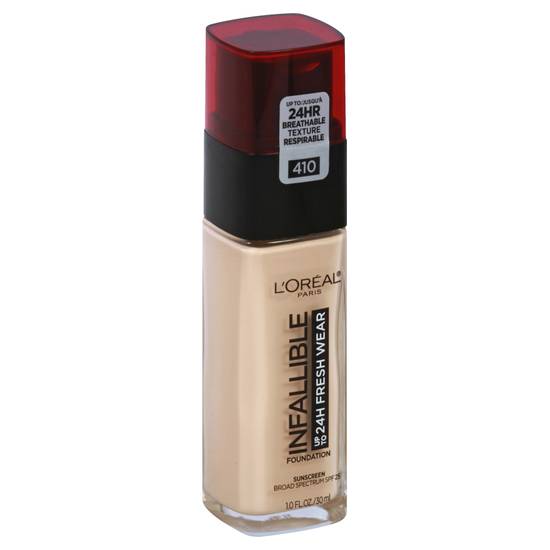 L'oréal 410 Ivory Infallible 24 Hour Lightweight Foundation