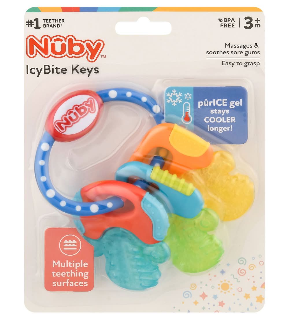 Nuby Icybite Keys Teether (3.5 oz)