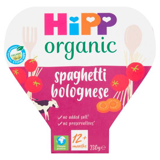 HiPP Spaghetti Bolognese Toddler Tray Meal 1-3 Years