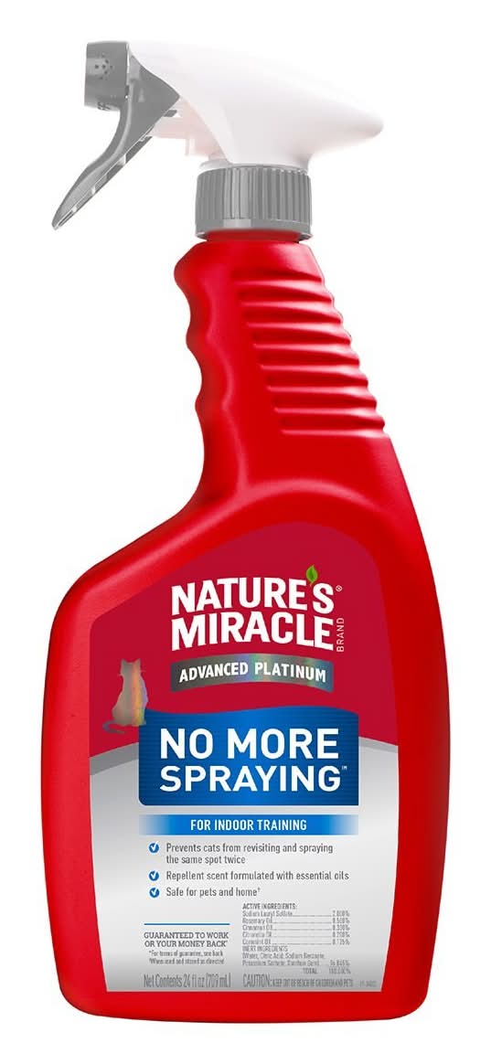 Nature's Miracle · Spray quita manchas de gato (710 ml)