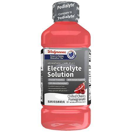 Walgreens Advantage Care Plus Cherry Pomegranate Electrolyte Solution