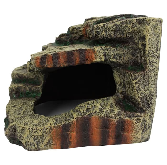 Komodo Resin Turtle Hideaway Shelter, Medium, Brown