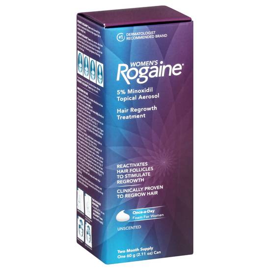 Rogaine Women's Foam Unscented Hair Regrowth Treatment