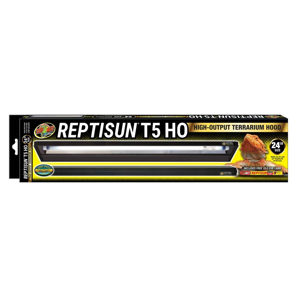 Zoo Med ReptiSun T5 10.0 High Output Terrarium Hood (Size: 2.1 Lb)