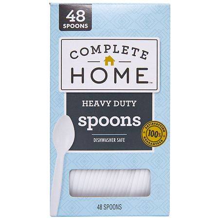 Complete Home Plastic Spoons (48 ct)