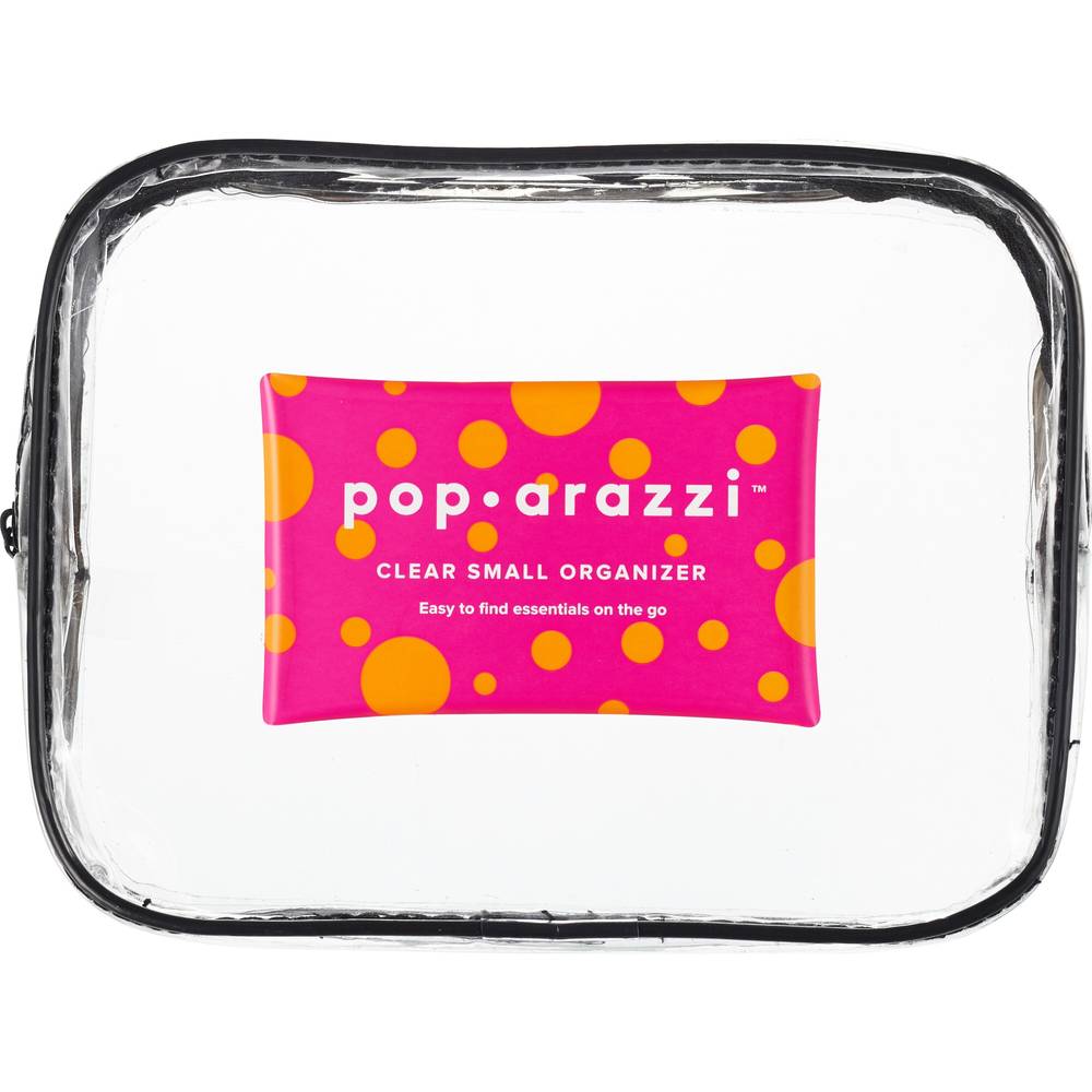 Pop-Arazzi Small Toiletry Bag, Clear